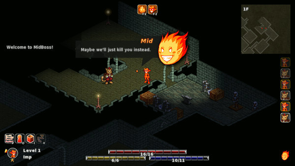 Игра MidBoss, скриншот