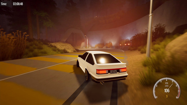 Игра Midnight Driver, скриншот