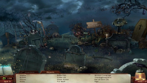 Игра Midnight Mysteries: Salem Witch Trials, скриншот