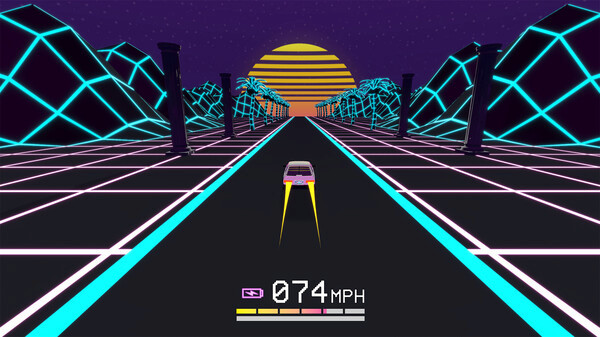 Игра Midnight Racer, скриншот
