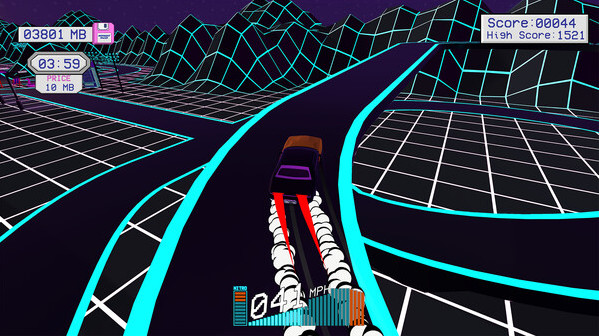 Игра Midnight Racer, скриншот