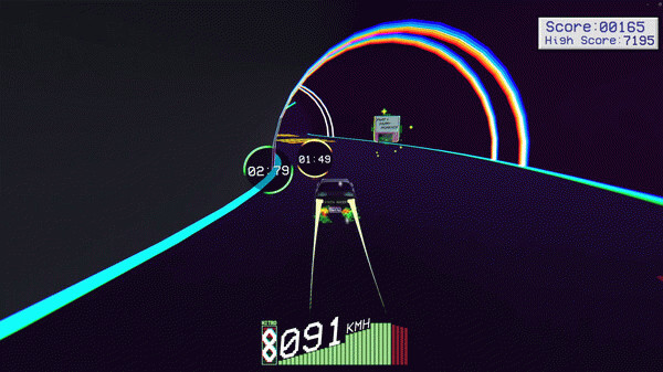 Игра Midnight Racer, скриншот