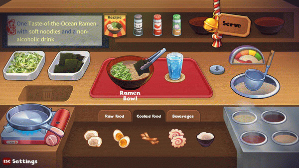 Игра Midnight Ramen, скриншот