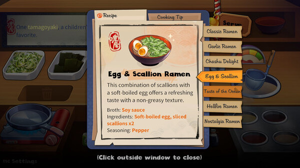 Игра Midnight Ramen, скриншот