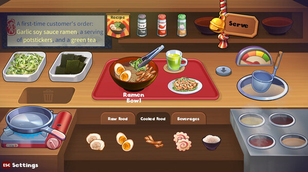 Игра Midnight Ramen, скриншот