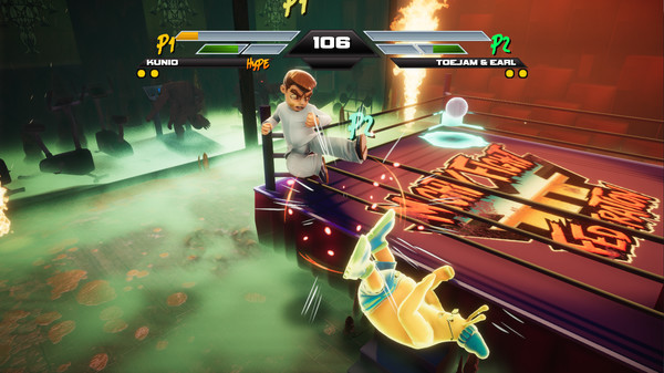 Игра Mighty Fight Federation - Kunio & Riki Pack, скриншот