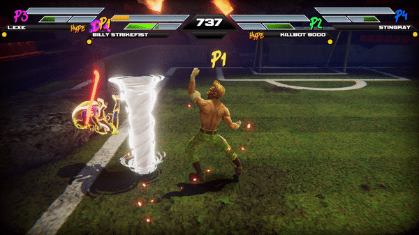 Игра Mighty Fight Federation, скриншот