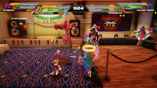 Игра Mighty Fight Federation, скриншот