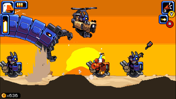 Игра Mighty Goose, скриншот
