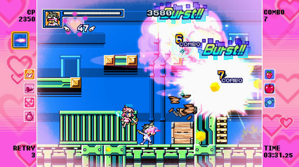Игра MIGHTY GUNVOLT BURST - Character Set: Heroines, скриншот
