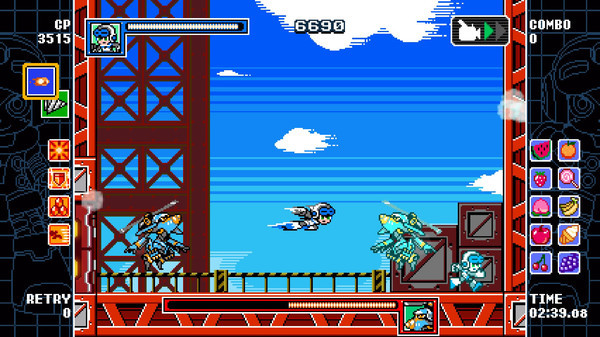 Игра MIGHTY GUNVOLT BURST, скриншот