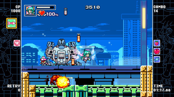 Игра MIGHTY GUNVOLT BURST, скриншот
