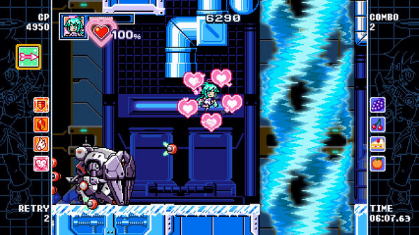 Игра MIGHTY GUNVOLT BURST, скриншот