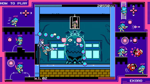 Игра Mighty Gunvolt, скриншот