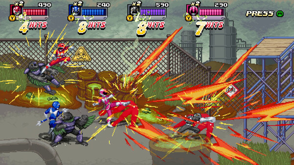 Игра Mighty Morphin Power Rangers: Rita's Rewind, скриншот