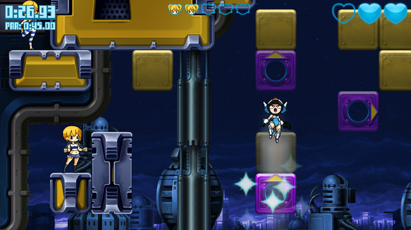 Игра Mighty Switch Force! Hyper Drive Edition, скриншот