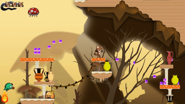 Игра Miko Adventures Puffball, скриншот