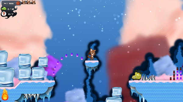 Игра Miko Adventures Puffball, скриншот
