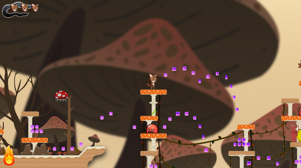 Игра Miko Adventures Puffball, скриншот