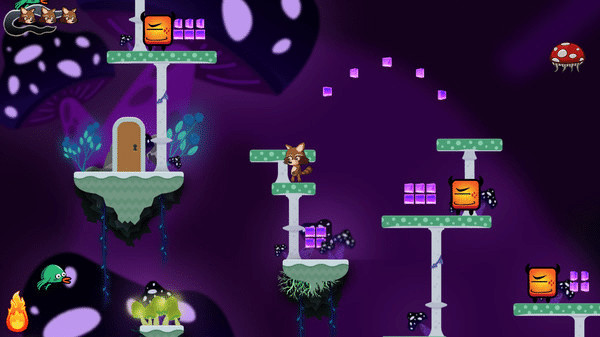 Игра Miko Adventures Puffball, скриншот