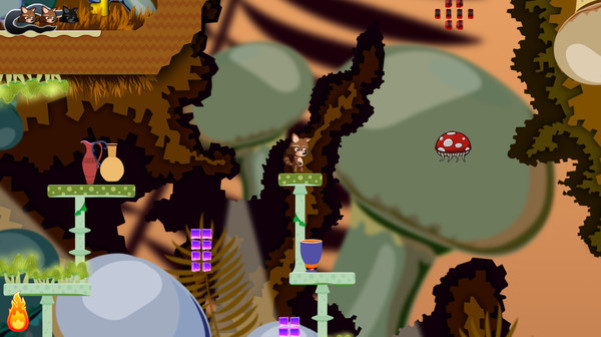 Игра Miko Adventures Puffball, скриншот