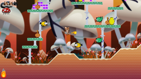 Игра Miko Adventures Puffball, скриншот