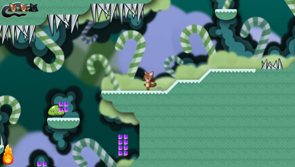 Игра Miko Adventures Puffball, скриншот