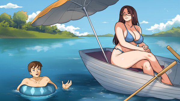 Игра MILF's Plaza - Beach Episode, скриншот