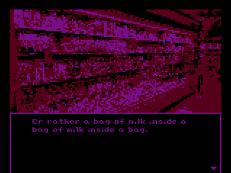 Игра Milk inside a bag of milk inside a bag of milk, скриншот