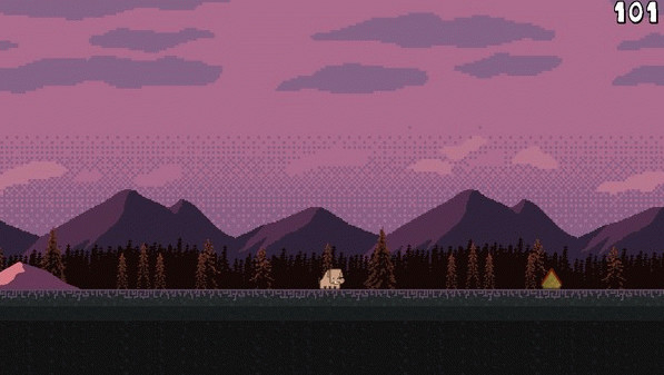 Игра Mindless Running, скриншот