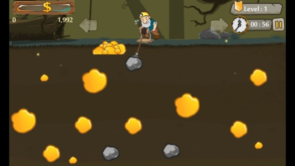 Игра Mine the Gold, скриншот