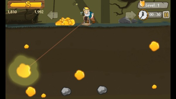 Игра Mine the Gold, скриншот