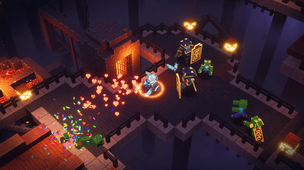 Игра Minecraft Dungeons: приключенческий абонемент «Облачное восхождение», скриншот