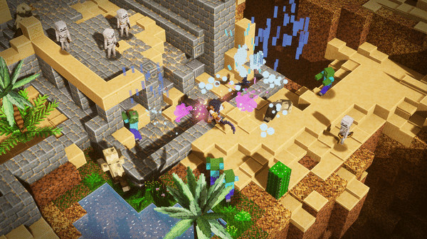 Игра Minecraft Dungeons: приключенческий абонемент «Облачное восхождение», скриншот