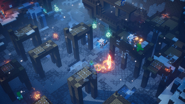 Игра Minecraft Dungeons: Суровая зима, скриншот