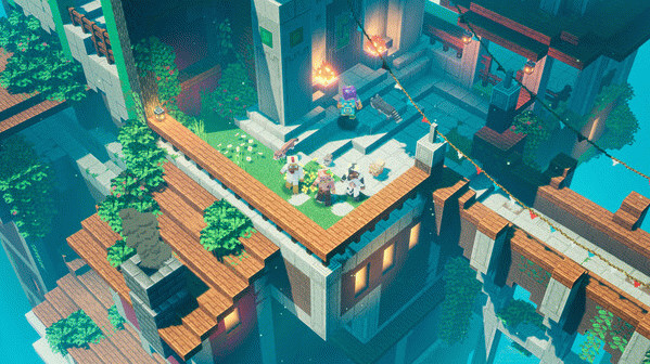 Игра Minecraft Dungeons: приключенческий абонемент Стильной фауны, скриншот