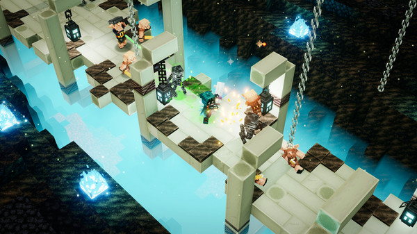 Игра Minecraft Dungeons: Пламя Нижнего мира, скриншот