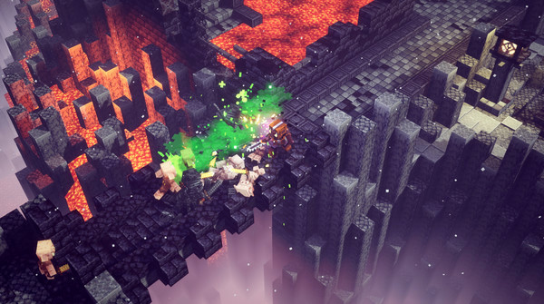 Игра Minecraft Dungeons: Пламя Нижнего мира, скриншот