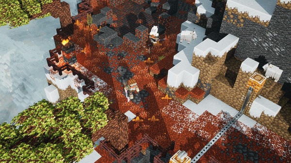 Игра Minecraft Dungeons: Воющие вершины, скриншот