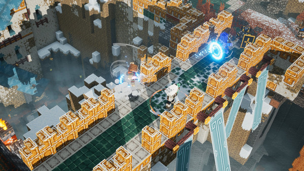 Игра Minecraft Dungeons: Воющие вершины, скриншот