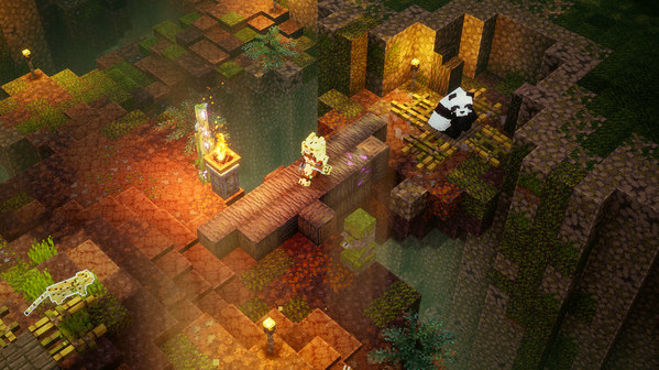Игра Minecraft Dungeons: джунгли пробуждаются, скриншот