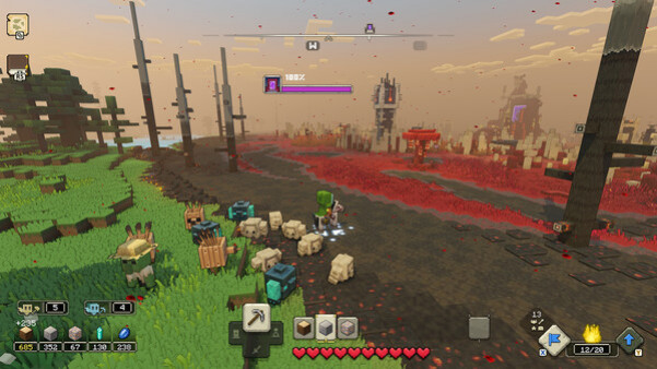 Игра Minecraft Legends, скриншот