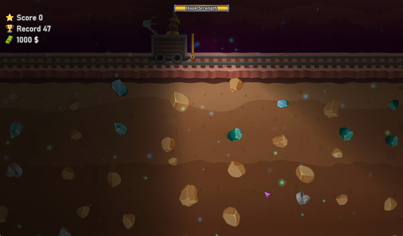 Игра Miner of Minerals, скриншот