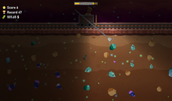 Игра Miner of Minerals, скриншот