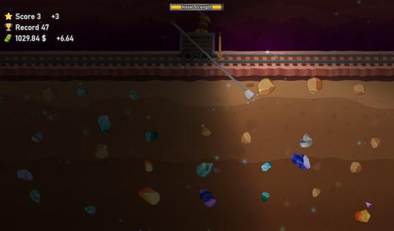 Игра Miner of Minerals, скриншот