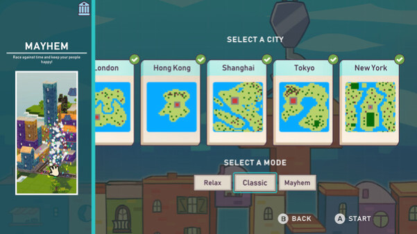 Игра Mini City: Mayhem, скриншот