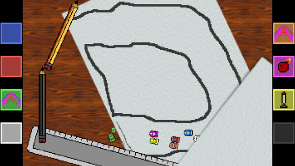 Игра Mini Drifters: World Racing '89, скриншот