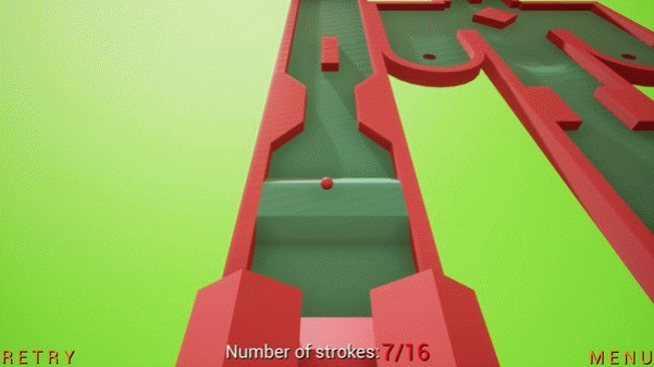 Игра Mini Mini-Golf, скриншот