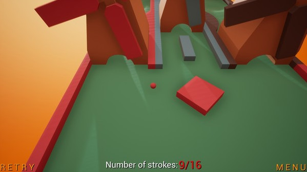 Игра Mini Mini-Golf, скриншот