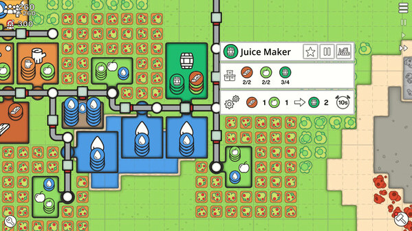 Игра Mini Settlers, скриншот